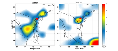 �? 汶川地震震前长波辐射异常.png �? 汶川地震震前长波辐射异常.png